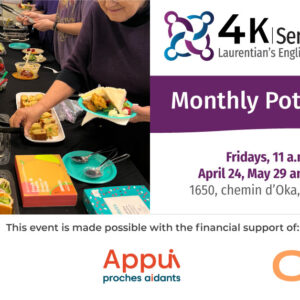 Monthly potluck lunch