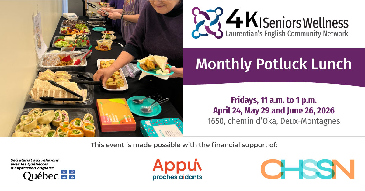 Monthly potluck lunch