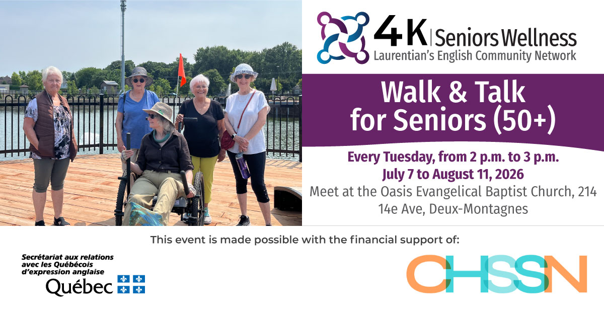 Walk & Talk for Seniors (50+)
